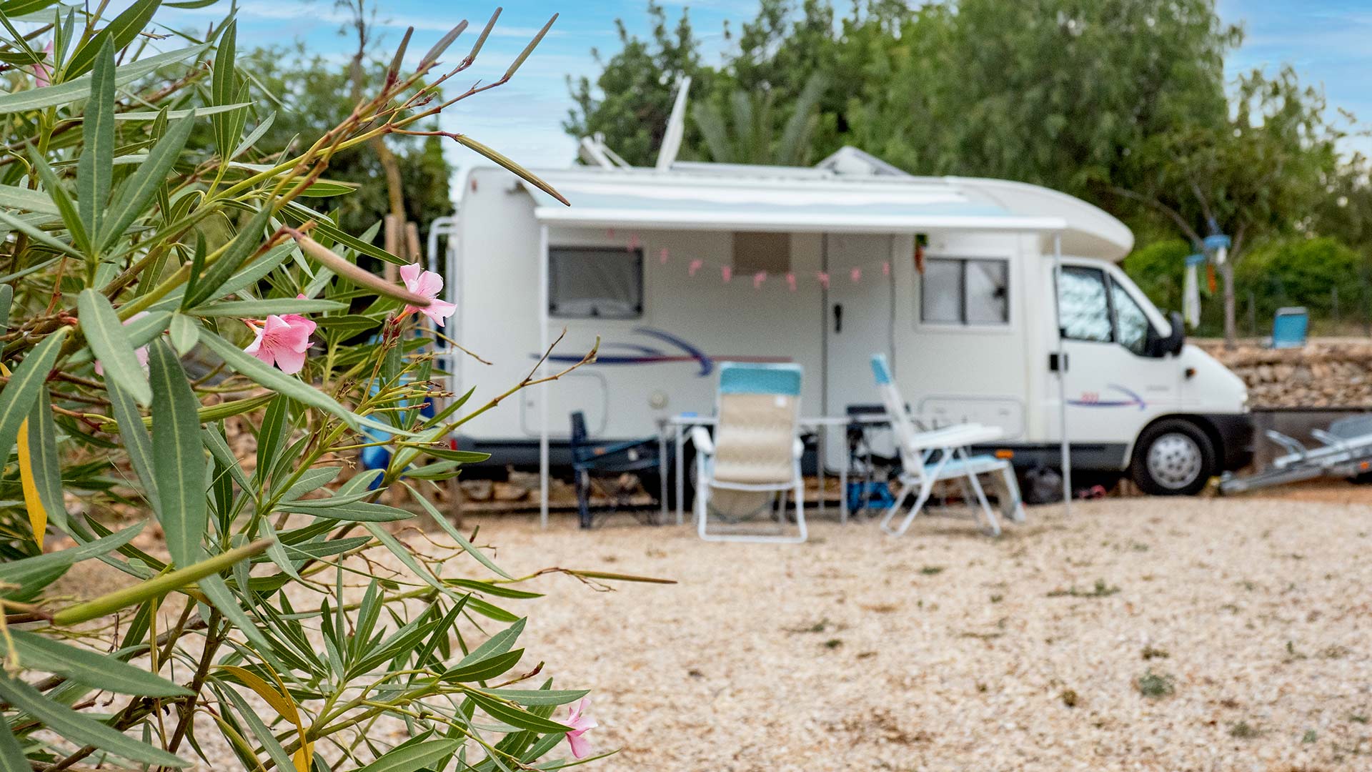 Sécurité pour les caravanes - Emplacement de camping pour